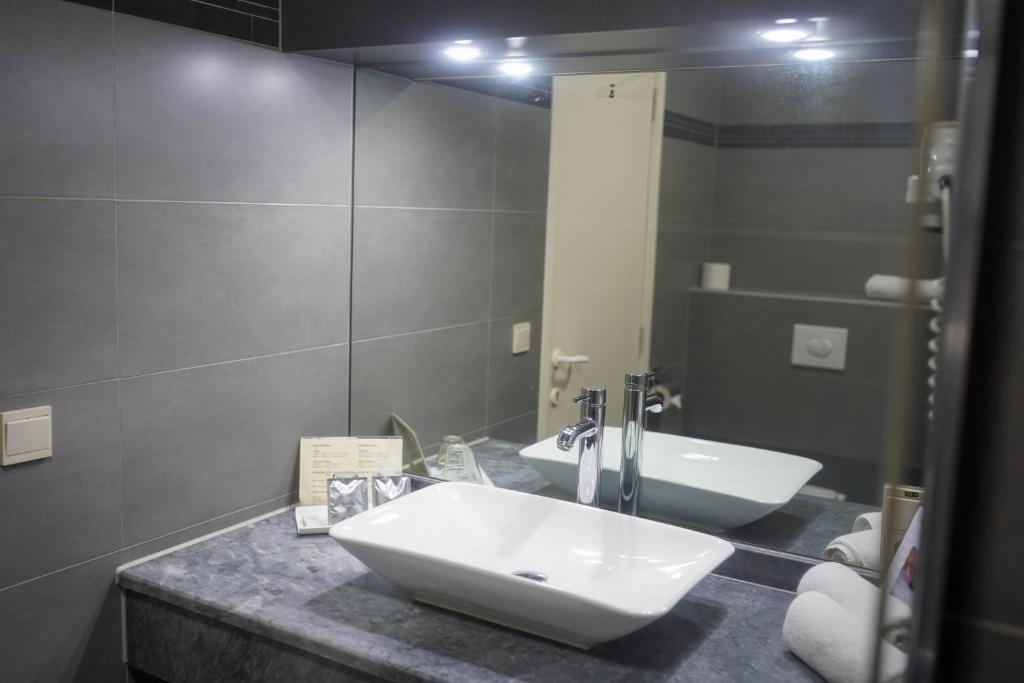 Koupelna v ubytování Hotel Prins van Oranje