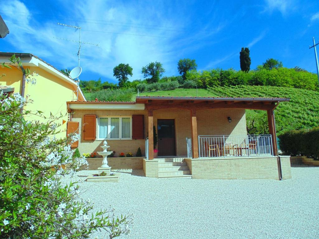 Budova, kde se bed and breakfast nachází