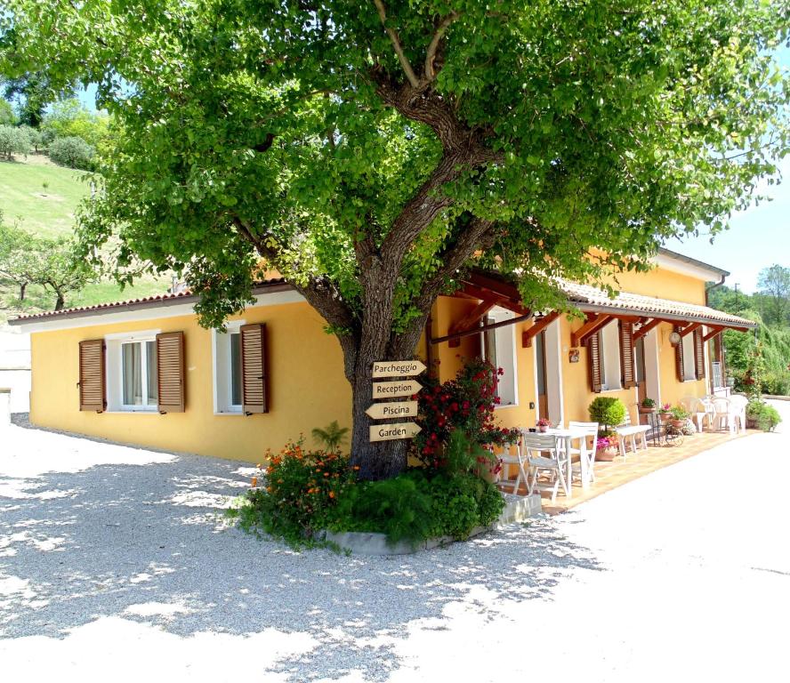 Budova, kde se bed and breakfast nachází