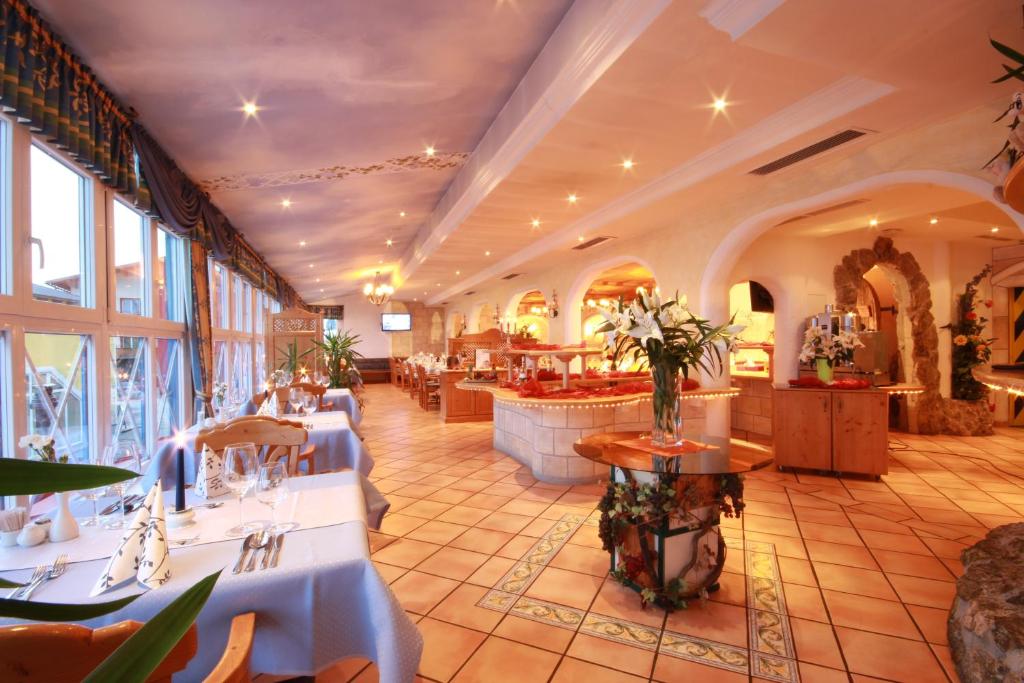 Restaurace v ubytování Sporthotel Snowwhite