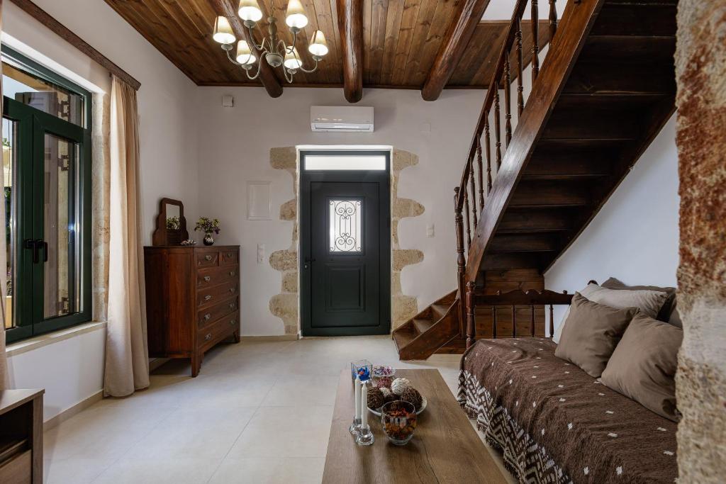Posedenie v ubytovaní Villa Onoufris Renovated villa of 1927 with spectacular views