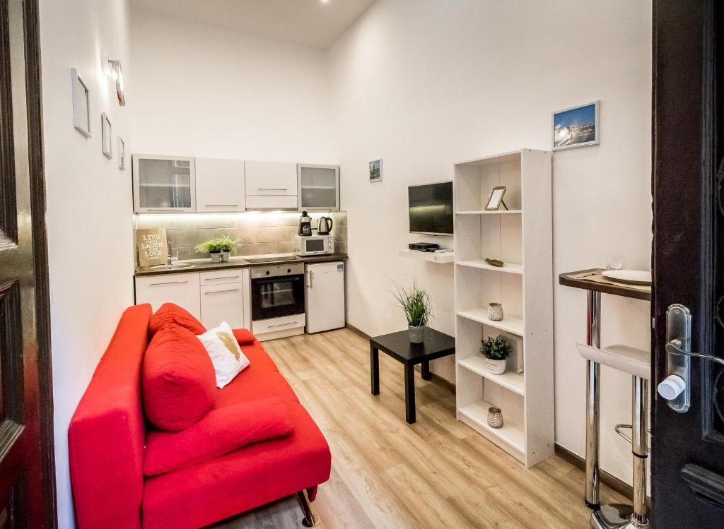 Kuchyňa alebo kuchynka v ubytovaní Real Apartments Klauzál II