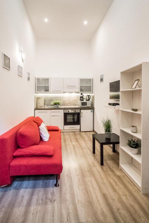 Kuchyňa alebo kuchynka v ubytovaní Real Apartments Klauzál II