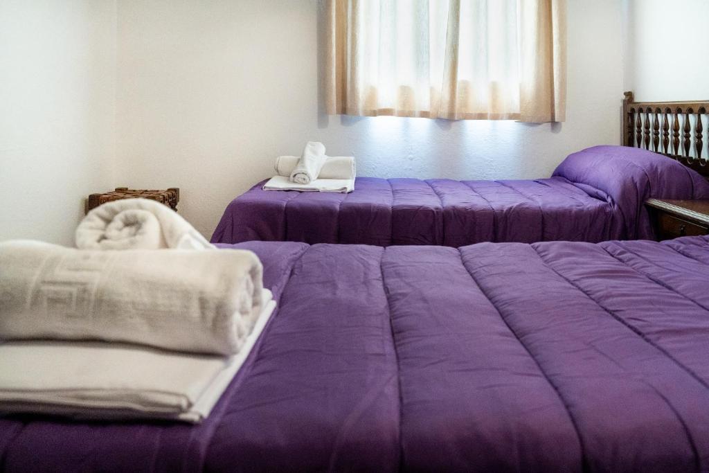 Postel nebo postele na pokoji v ubytování Hospedium DLJ Respira Cazorla