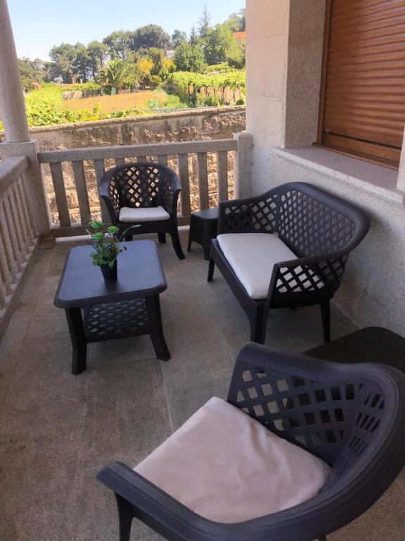 A balcony or terrace at Chalets Tito Gómez Meis