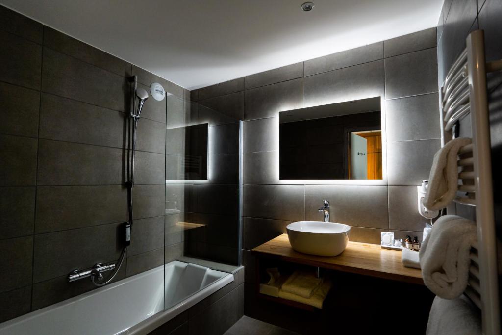 Koupelna v ubytování Fac & Spera -Hôtel & Spa