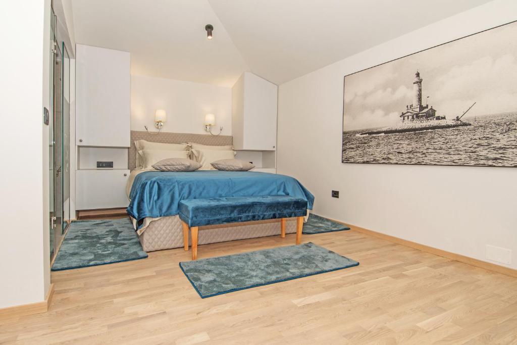 Postel nebo postele na pokoji v ubytování Fra&Kat Rooms