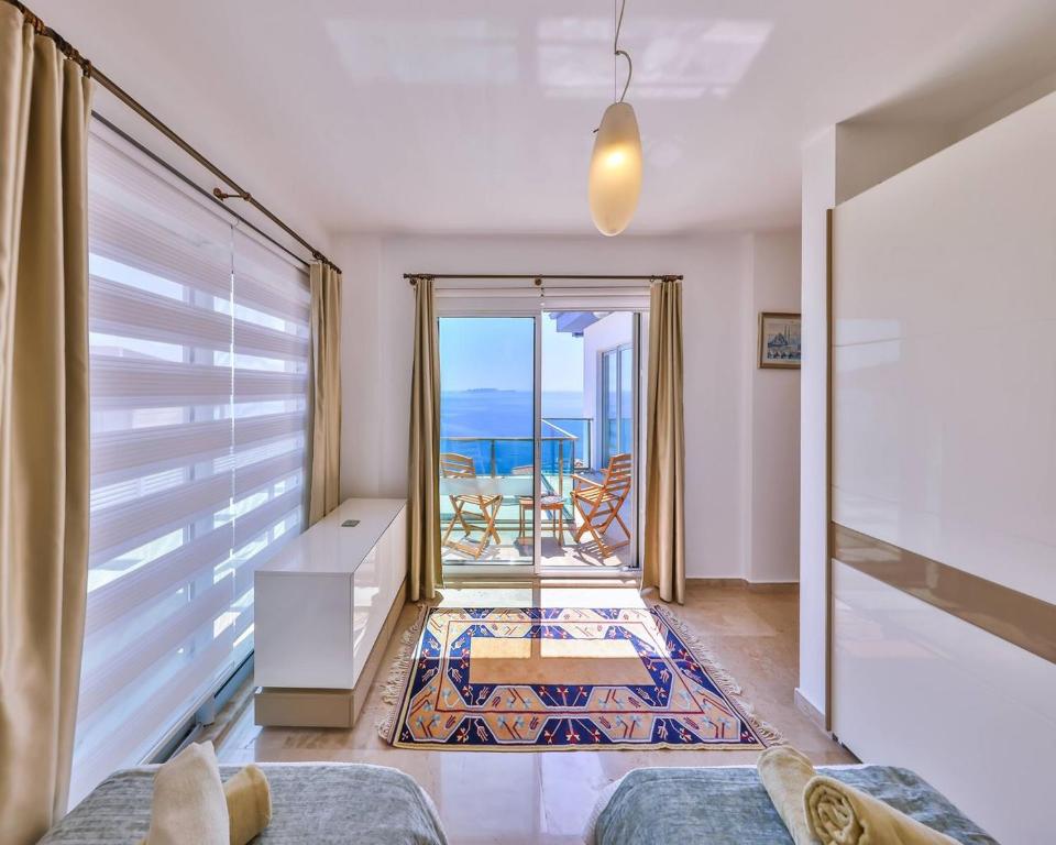 Posezení v ubytování Villa Troya Kas Peninsula