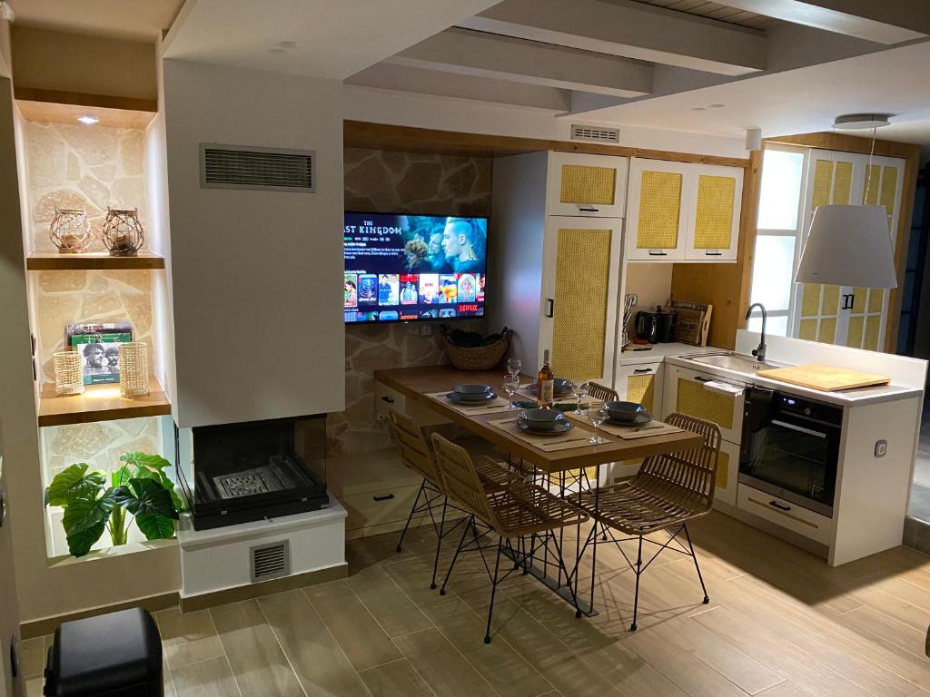 Kuchyňa alebo kuchynka v ubytovaní Papaduke House