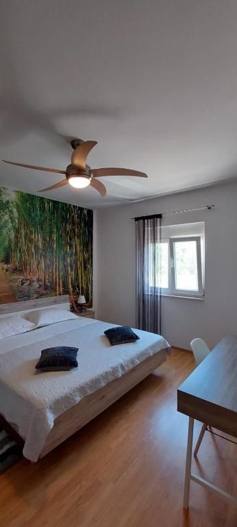 Posteľ alebo postele v izbe v ubytovaní Apartment M&M with private Pool