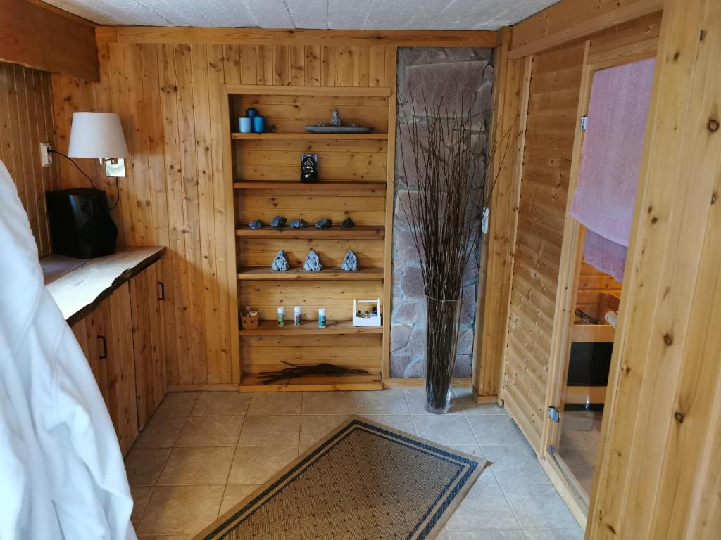 Letto o letti in una camera di Haus Kathan