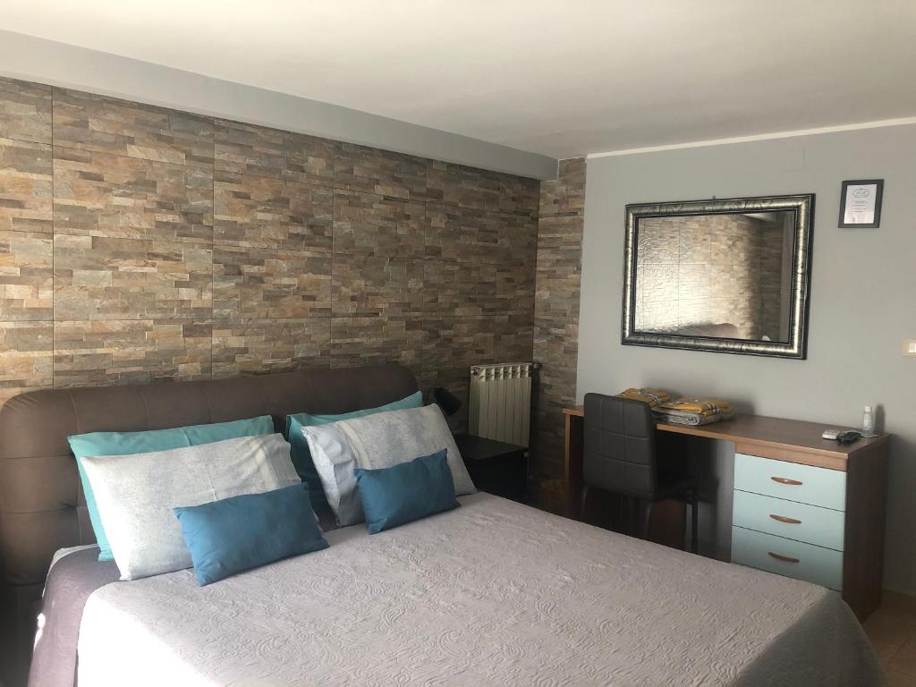Postel nebo postele na pokoji v ubytování B&b Villa Eden