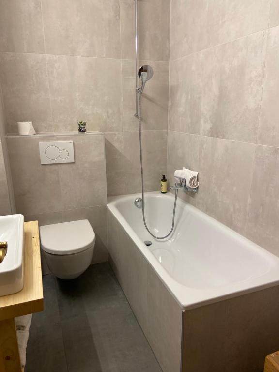 Koupelna v ubytování Petit Paradis