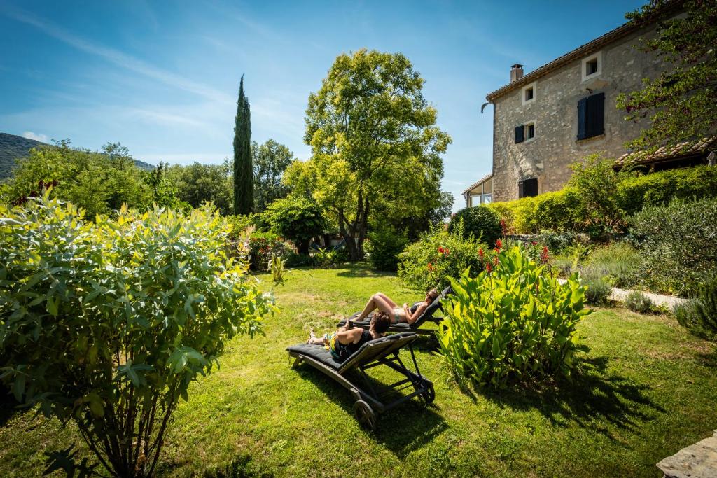 Logis des Magnans -Les terrasses du Coutach - - Tweepersoonskamer Met Uitzicht Op De Bergen