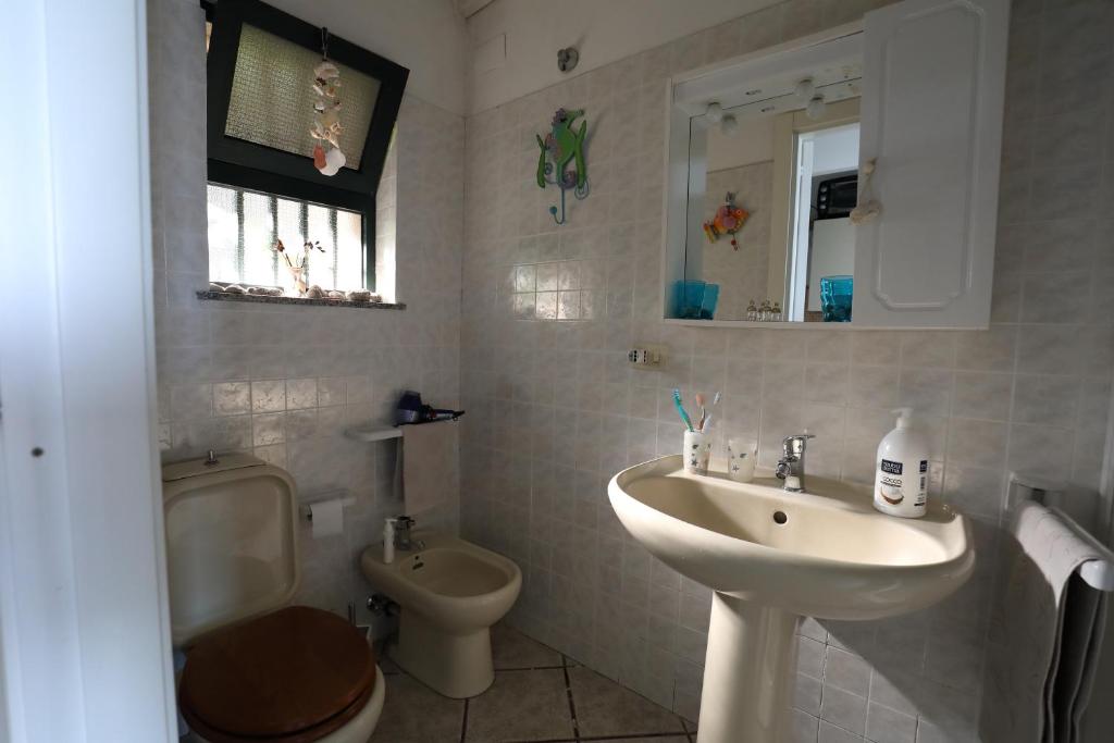 Koupelna v ubytování Casa Piccola Mazzarò