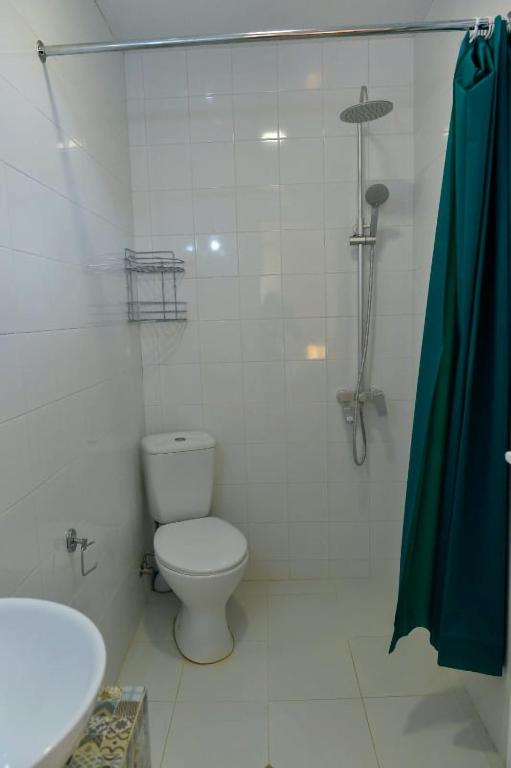 Koupelna v ubytování Mebo House