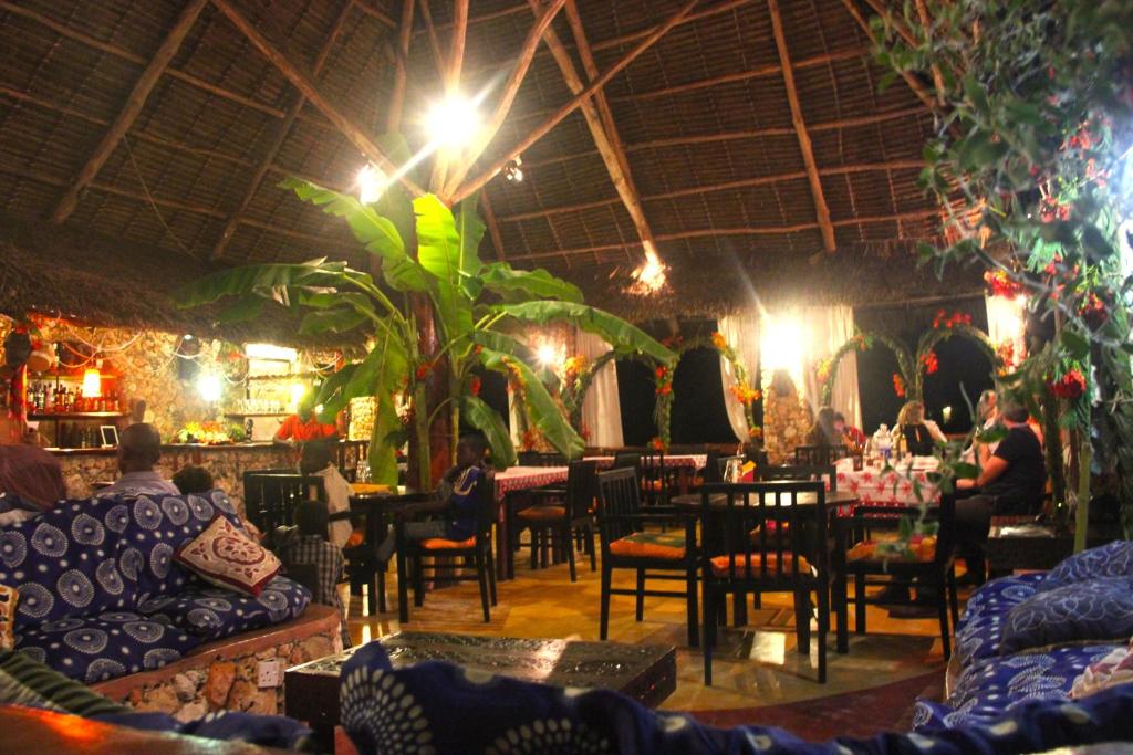 Posezení v ubytování Mangrove Lodge