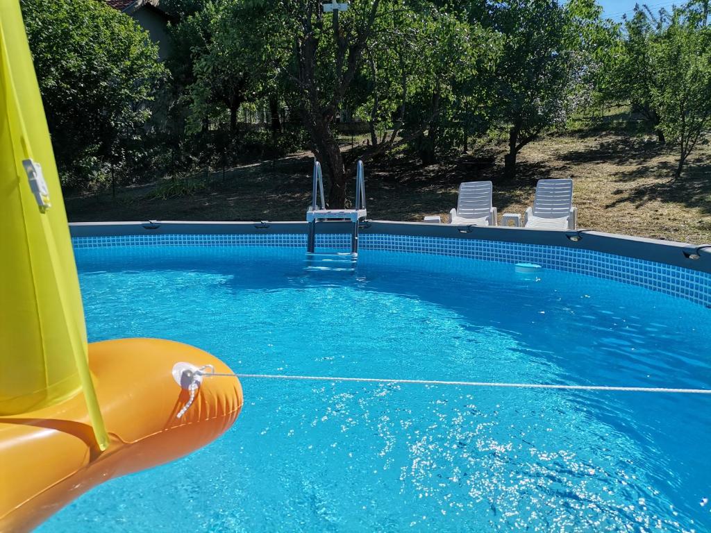 Bazén v ubytování Borsko jezero nebo v jeho okolí
