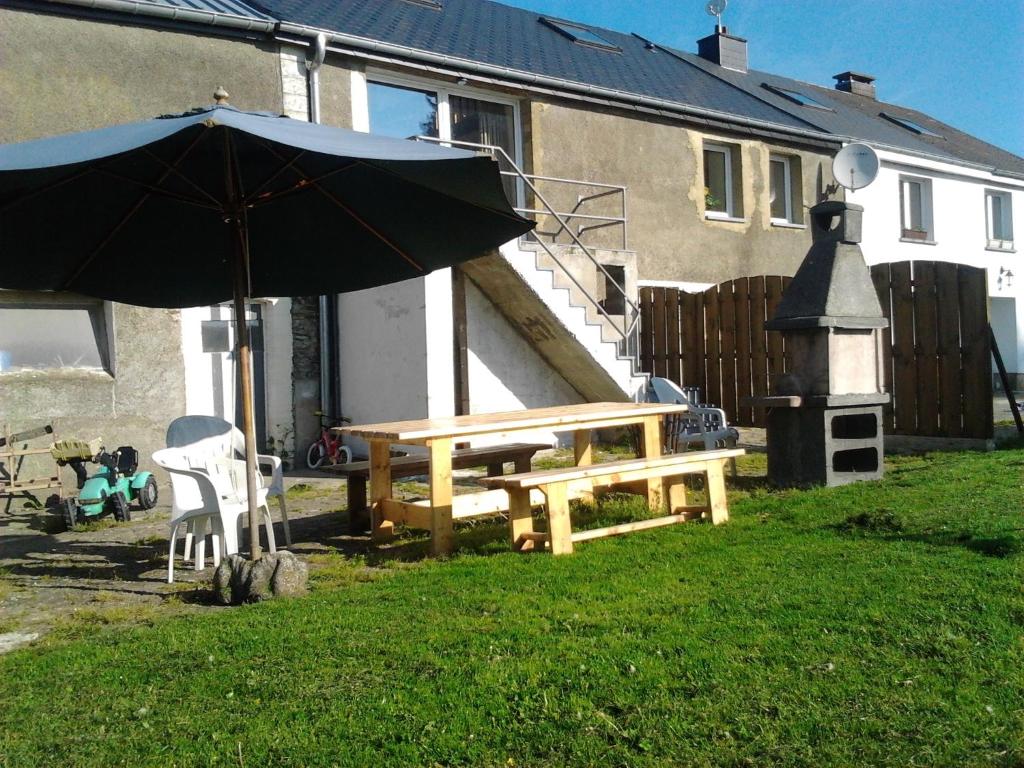 Zahrada ubytování Gîte BELLA