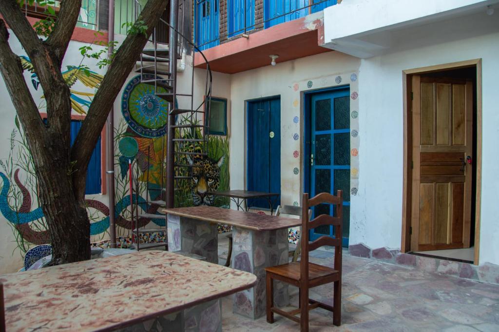 Balkón nebo terasa v ubytování Chapada Backpackers Hostel Agência