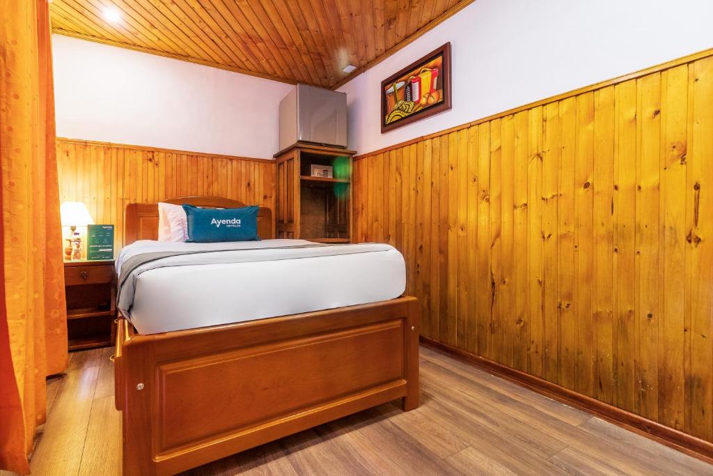 Postel nebo postele na pokoji v ubytování Casa Candilejas