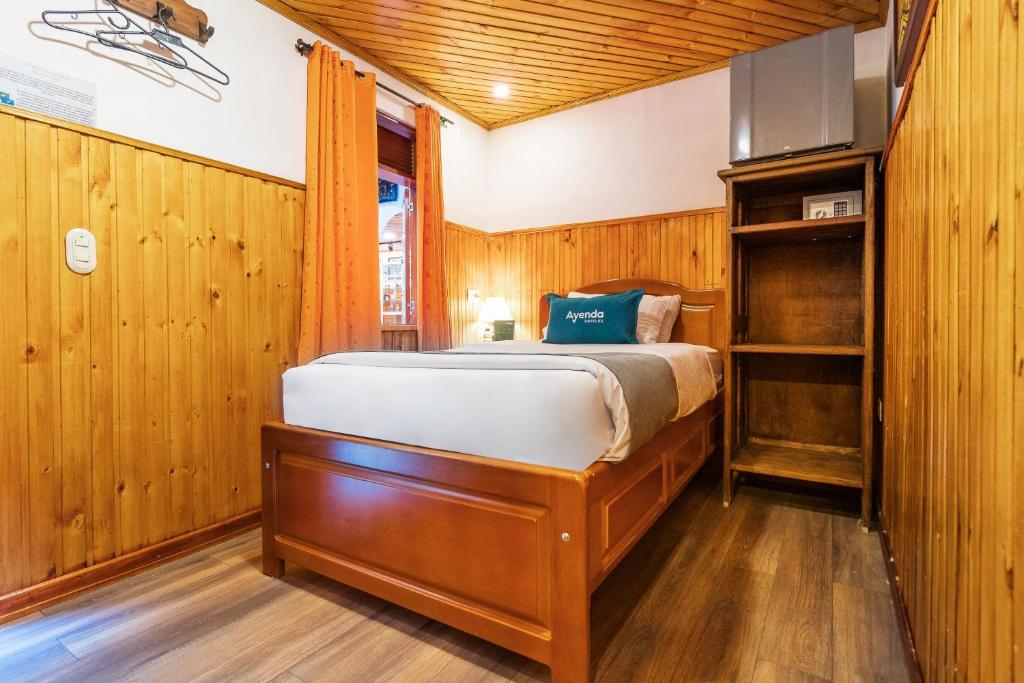 Postel nebo postele na pokoji v ubytování Casa Candilejas