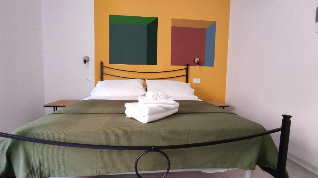 Postel nebo postele na pokoji v ubytování A Due Passi - Superior B&B