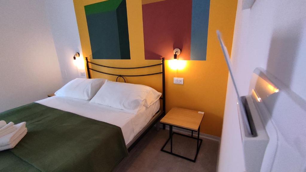 Postel nebo postele na pokoji v ubytování A Due Passi - Superior B&B