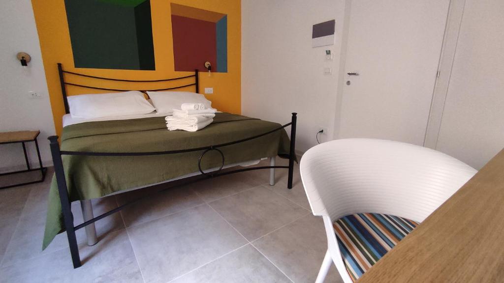 Postel nebo postele na pokoji v ubytování A Due Passi - Superior B&B