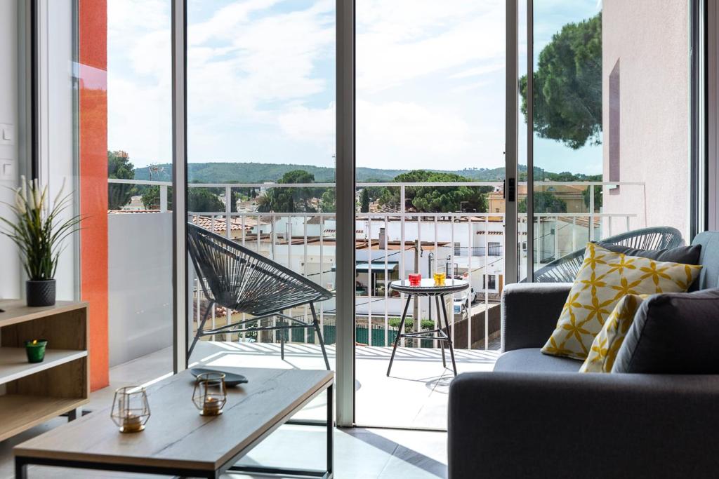Balkón nebo terasa v ubytování Albana Apartaments Turístics