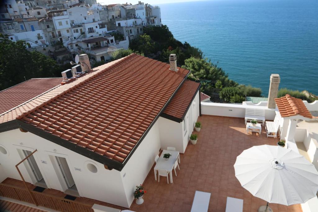 Nespecifikovaný výhled na moře nebo výhled na moře při pohledu z bed and breakfast