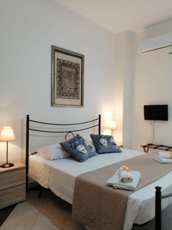 Posteľ alebo postele v izbe v ubytovaní b & b Jasmine
