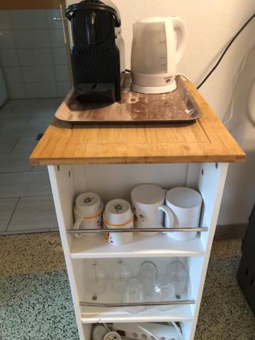 Kuchyň nebo kuchyňský kout v ubytování Nid d'abeilles