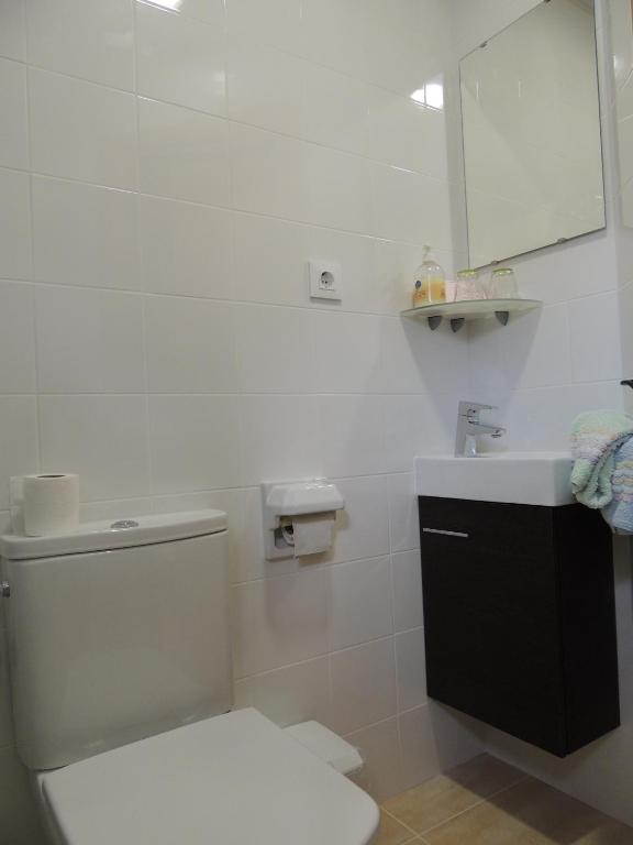 Koupelna v ubytování Hostal Can Massot