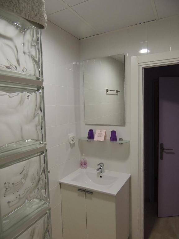 Koupelna v ubytování Hostal Can Massot