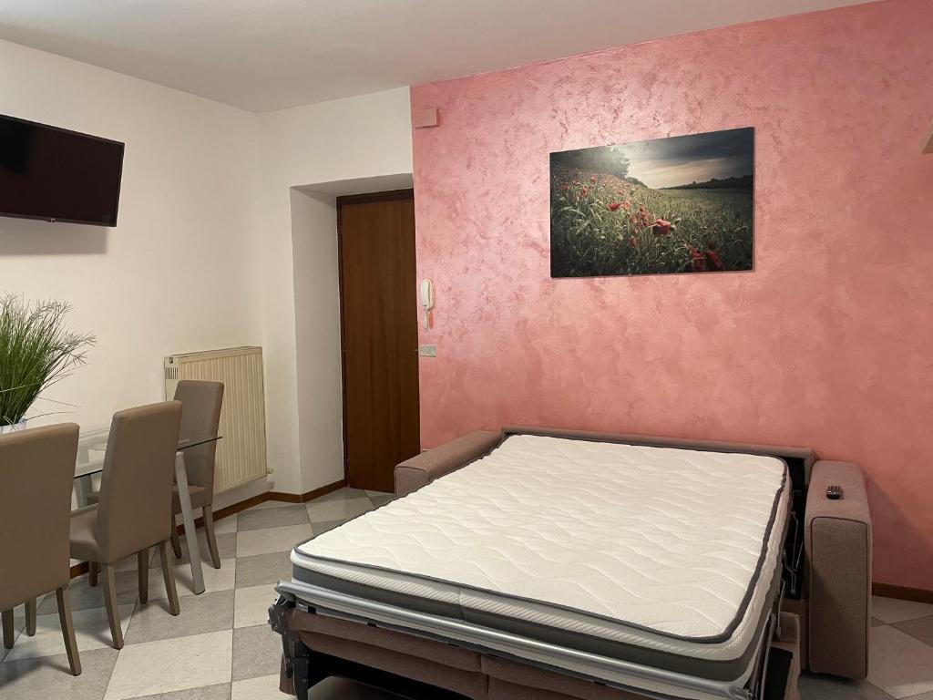 TV a/nebo společenská místnost v ubytování Vecchia Mori