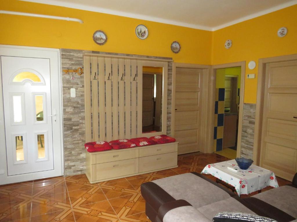 Postel nebo postele na pokoji v ubytování Székely Apartman