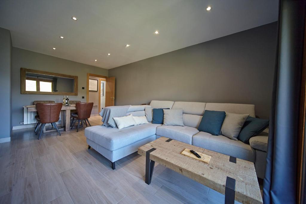 Posezení v ubytování Soldeu Gall de Bosc Luxury Apartment apt Bon aire