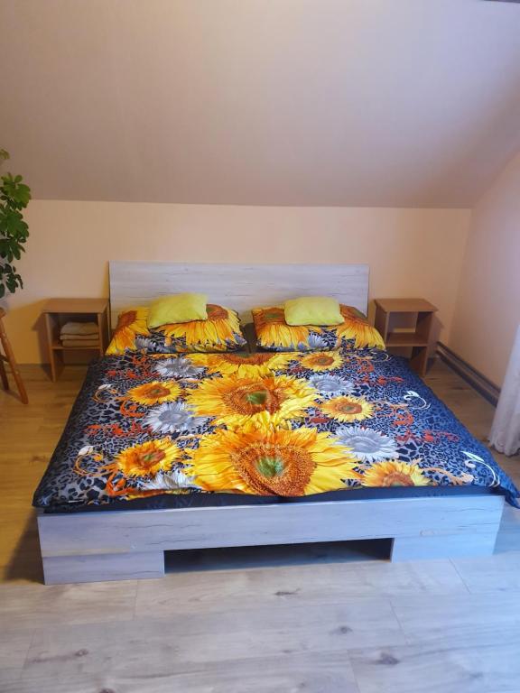 Postel nebo postele na pokoji v ubytování Ubytování v rodinném domě