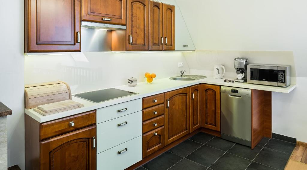 Kuchyňa alebo kuchynka v ubytovaní Apartament Zakopiański Relax