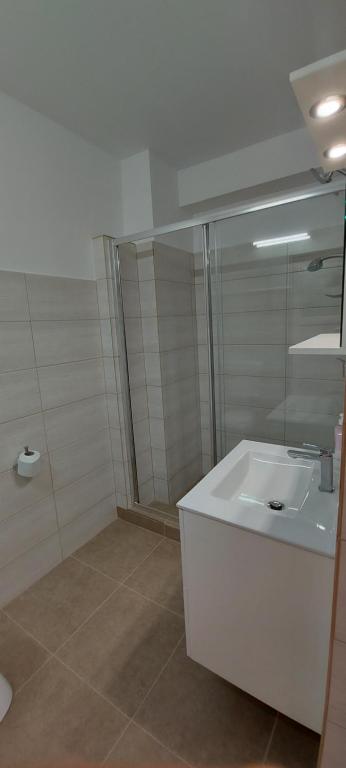 Koupelna v ubytování Casa Francisc