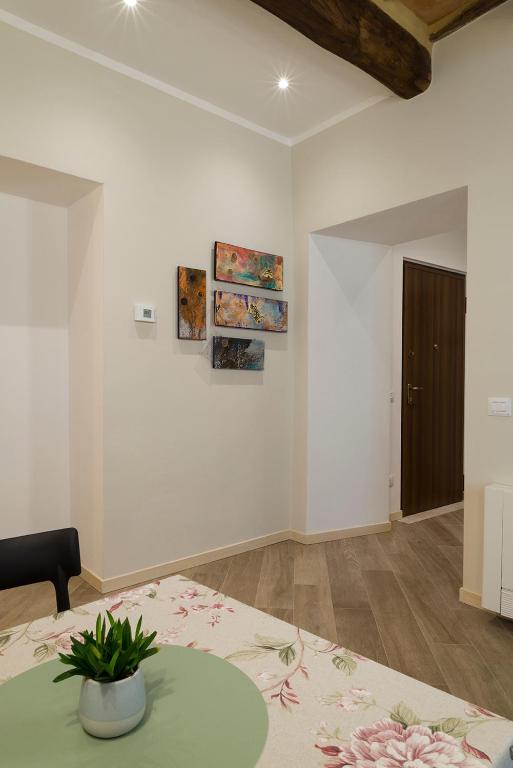 Postel nebo postele na pokoji v ubytování Acquerello