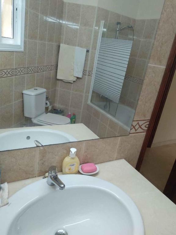 Koupelna v ubytování VillaHoliday
