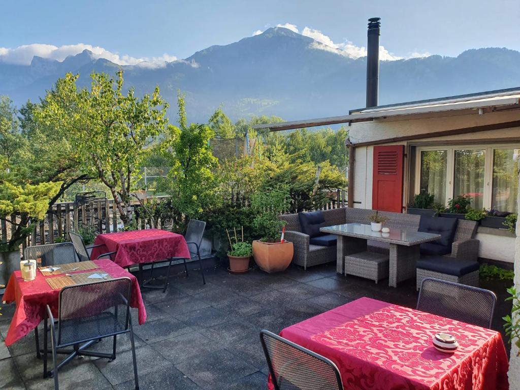Nespecifikovaný výhled na hory nebo výhled na hory při pohledu z bed and breakfast