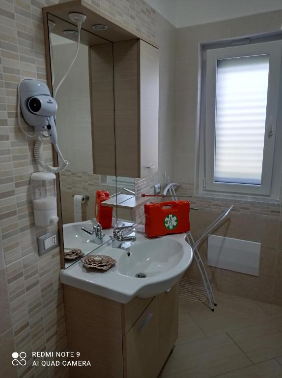 Łazienka w obiekcie B&B IL TEMPONE
