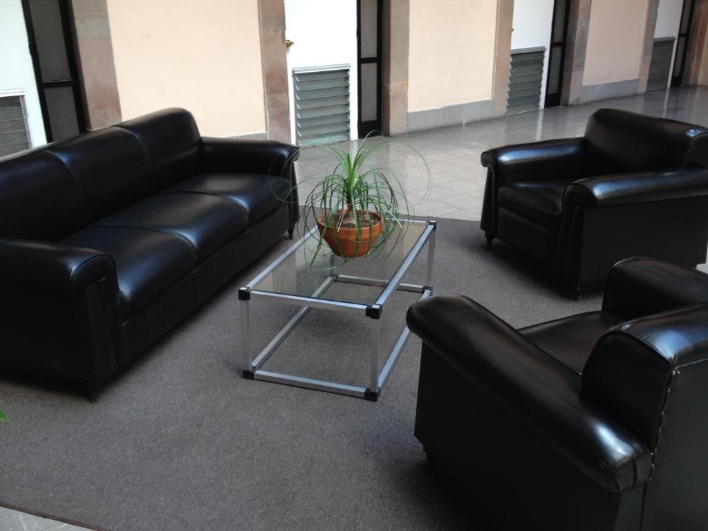 Posezení v ubytování Hotel Gomez de Celaya