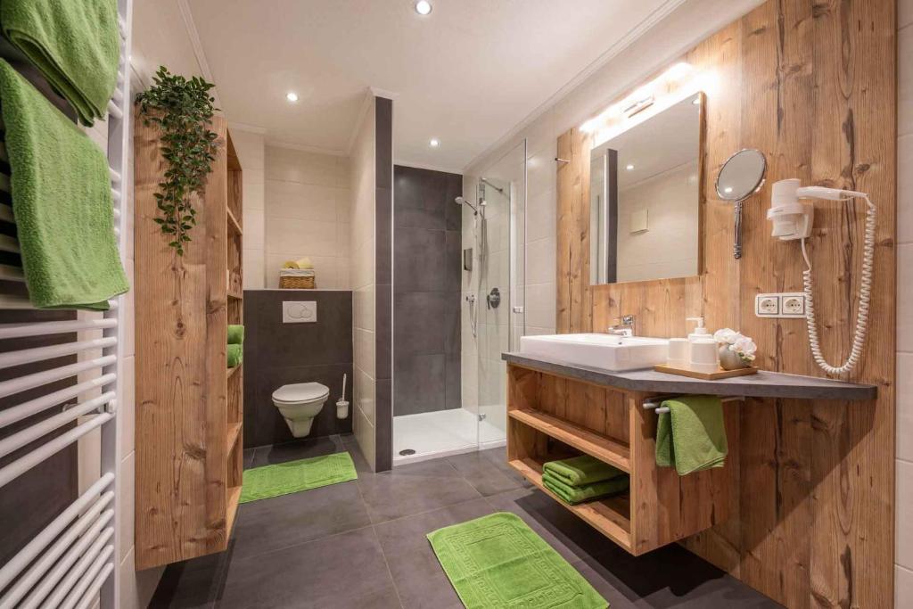 Kúpeľňa v ubytovaní Ferienwohnung Stern