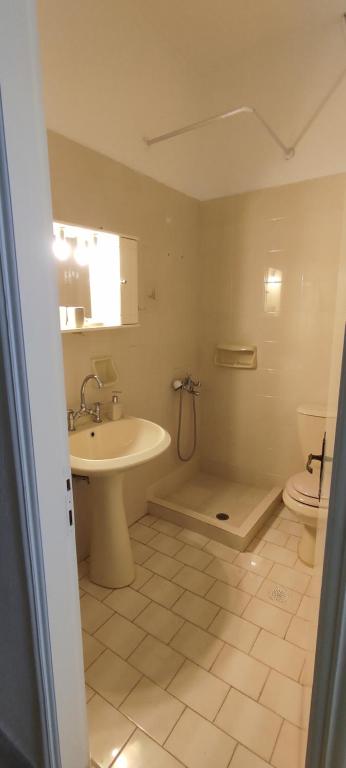 Kúpeľňa v ubytovaní Hotel Mitikas
