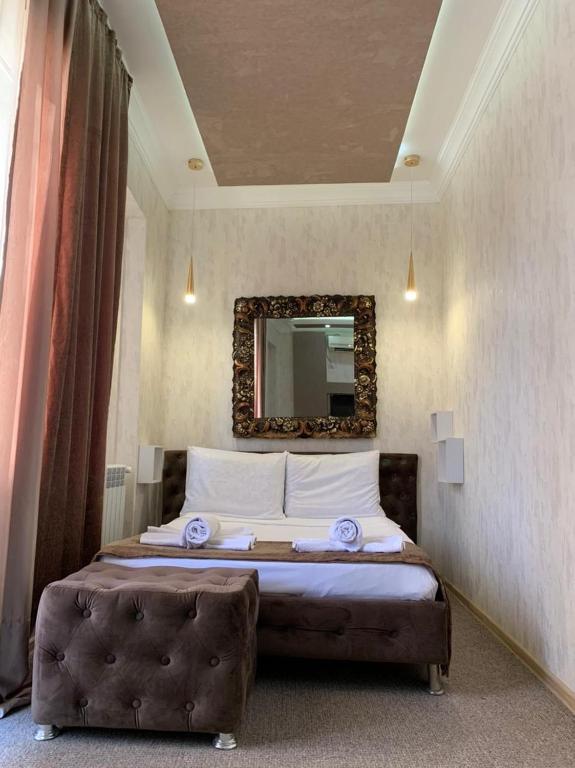 Postel nebo postele na pokoji v ubytování Hotel DavidL