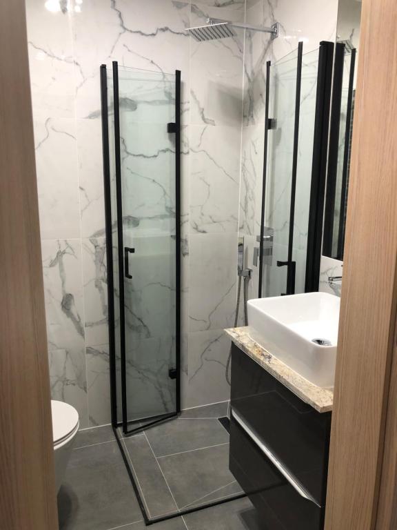 Kúpeľňa v ubytovaní Apartamenty Platinex 3